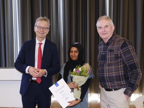 Zara Ahmad, meistaranemi: Breytt áhrif lyfjameðferðar í kjölfar FGD5-AS1 skorts í sarkmeinsfrumulínum. 