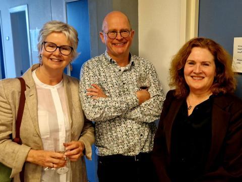 Kristín Ingólfsdóttir prófessor, Már Másson prófessor og Margrét Þorsteinsdóttir prófessor.