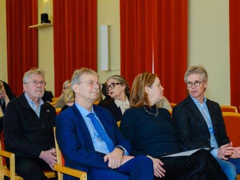 Jón Atli Benediktsson, rektor Háskóla Íslands, var meðal gesta á fundinum