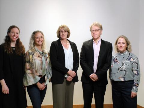 Ræðumenn ásamt fundarstjóra