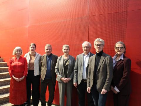 Fyrirlesarar ásamt fundarstjóra á fundinum um langvinn einkenni Covid